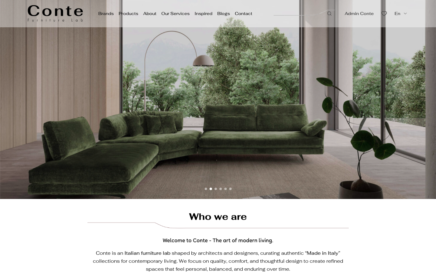 Conte Interior - Furniture & Design Showcase